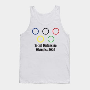 Social Distancing Olympics Tank Top